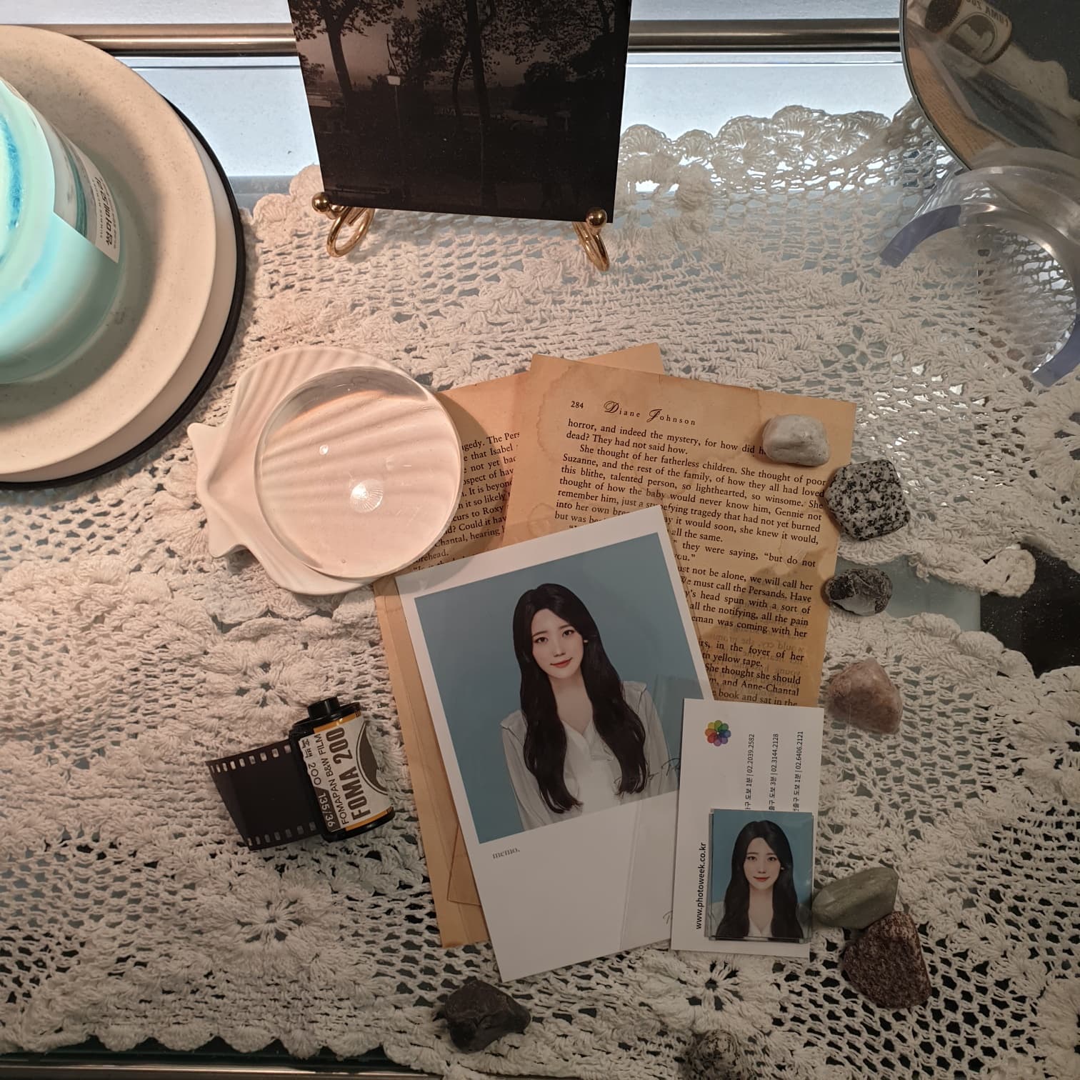 이력서 사진 배경 컬러 예시 2